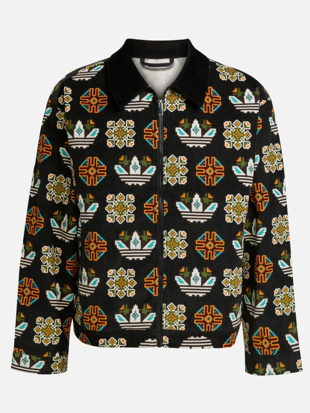 Adidas Monogram Allover Print Coach Jacket Authentic JY2998 Native Boho New HTF